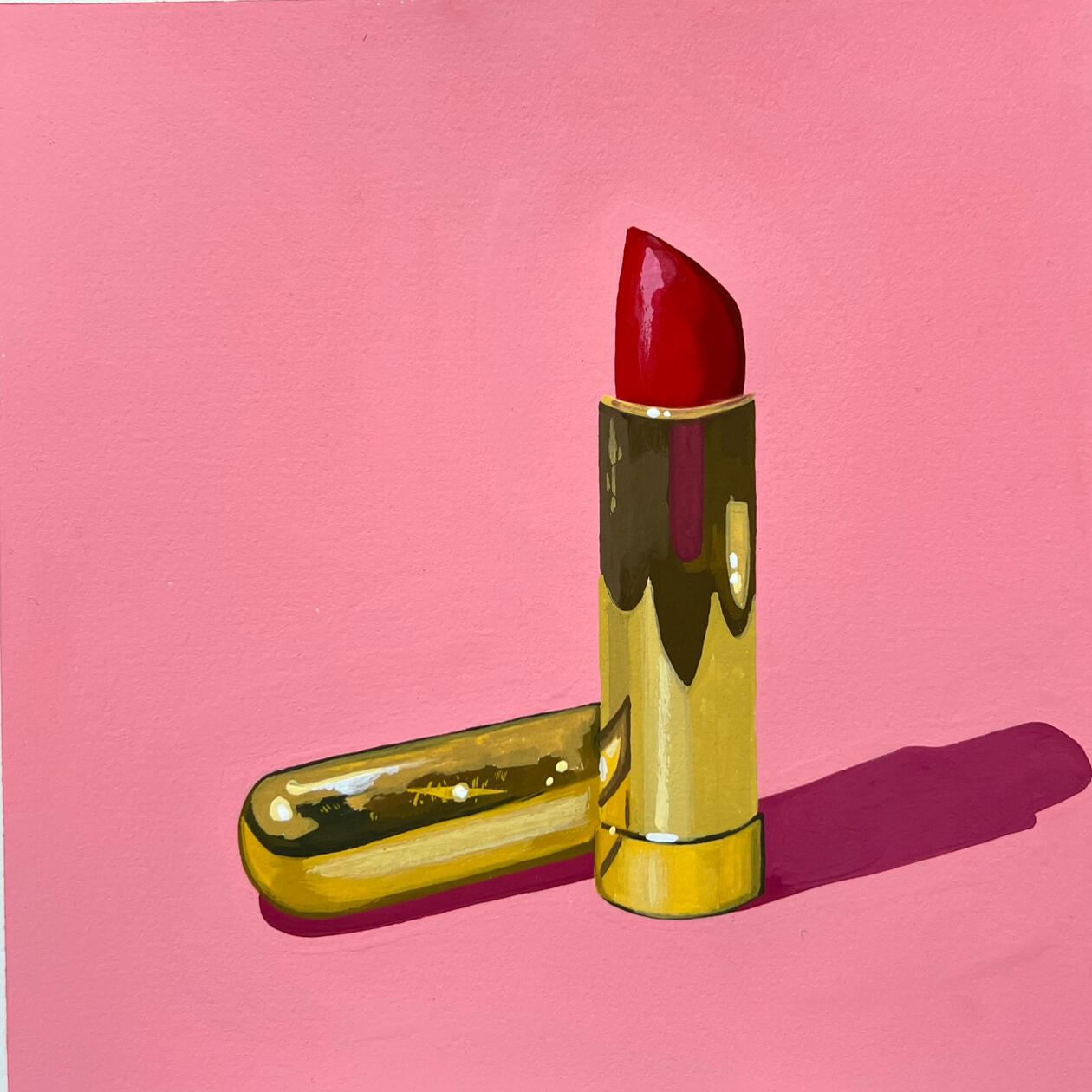 8x8 inches, gouache on Arches paper