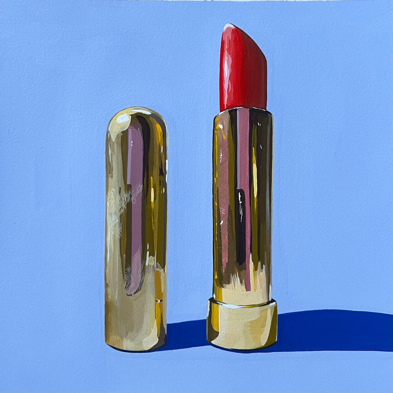 8x8 Inches, Gouache on Arches paper