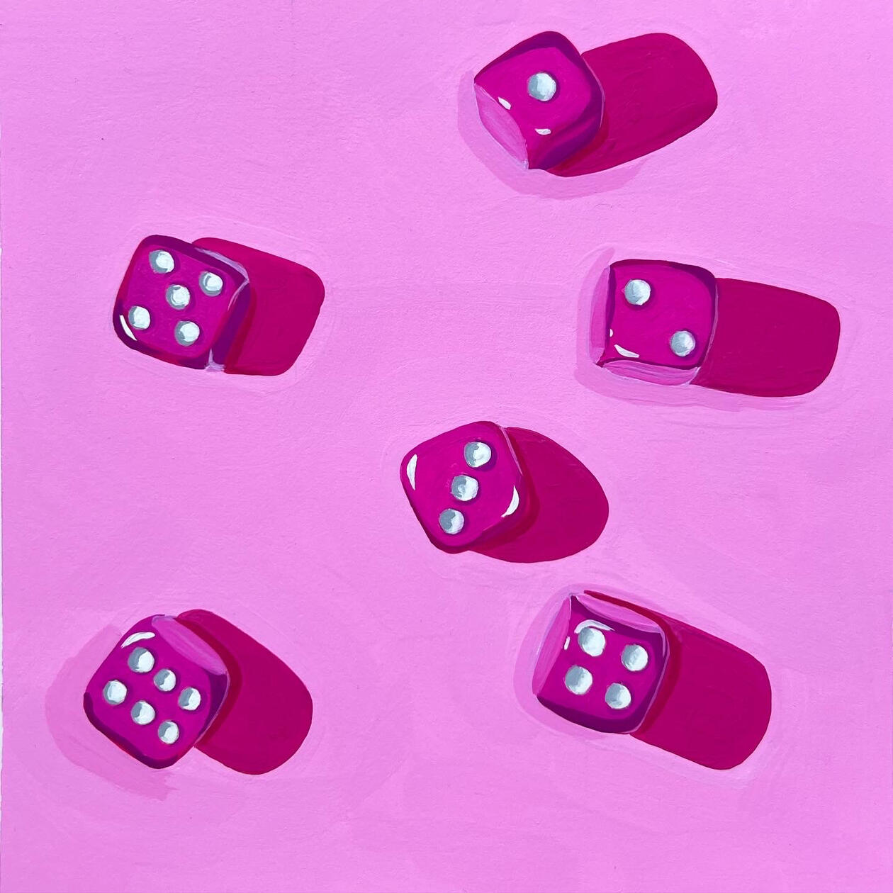 8x8 inches, gouache on Arches paper