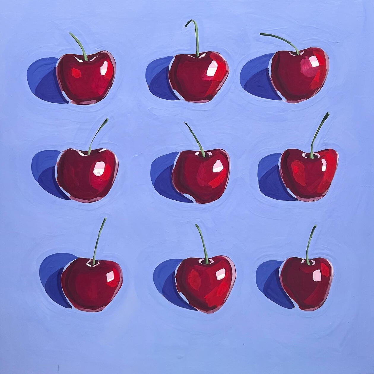 14x14 inches, gouache on Arches paper